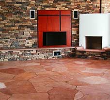 Interior Flagstone in a great room